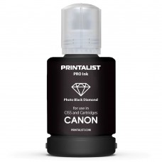 Чернила Printalist Canon, универсальные, Photo Black, 140 мл, водорастворимые (PL-INK-CANON-PB)
