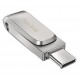 Флеш накопичувач USB 64Gb SanDisk Ultra Dual Luxe, Silver, Type-C / USB 3.2 Gen 1 (SDDDC4-064G-G46)