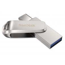 Флеш накопичувач USB 64Gb SanDisk Ultra Dual Luxe, Silver, Type-C / USB 3.2 Gen 1 (SDDDC4-064G-G46)