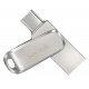Флеш накопичувач USB 64Gb SanDisk Ultra Dual Luxe, Silver, Type-C / USB 3.2 Gen 1 (SDDDC4-064G-G46)