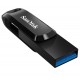 Флеш накопитель USB 128Gb SanDisk Ultra Dual Go, Black, Type-C / USB 3.2 Gen 1 (SDDDC3-128G-G46)