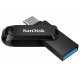 Флеш накопичувач USB 64Gb SanDisk Ultra Dual Go, Black, Type-C / USB 3.2 Gen 1 (SDDDC3-064G-G46)