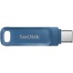 Флеш накопичувач USB 64Gb SanDisk Ultra Dual Go, Navy Blue, Type-C / USB 3.2 Gen 1 (SDDDC3-064G-G46NB)