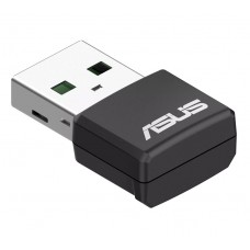Мережевий адаптер Asus USB-AX55 Nano, Black, USB 2.0, Wi-Fi 6