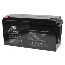 Батарея для ДБЖ 12В 150Aч Ritar R-LFP12.8V150Ah Black, LiFePo4, ШхДхВ 483x170x241