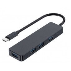 Концентратор USB 3.1 Type-C Gembird UHB-CM-U3P4-01, Black, 4 порти USB 3.1