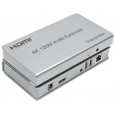 Активный удлинитель HDMI по витой паре PowerPlant, Grey, 2 шт, до 120 м (CA912933)