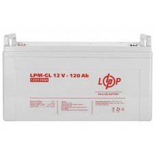 Батарея для ДБЖ 12В 120Aч LogicPower, LPM-GL 12V-120 Ah, гелевий
