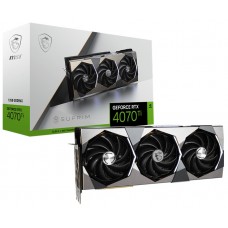 Видеокарта GeForce RTX 4070 Ti, MSI, SUPRIM, 12Gb GDDR6X (RTX 4070 Ti SUPRIM 12G)