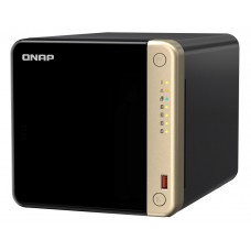 Мережеве сховище QNAP TS-464-4G, Black/Gold