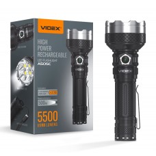 Ліхтар ручний Videx A505C, Black, 5500 лм, 5000K, до 500 м (VLF-A505C)