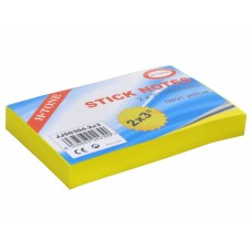 Блок паперу для нотаток 51х76 мм, Yellow, 100 арк, H-Tone (JJ50304-1)