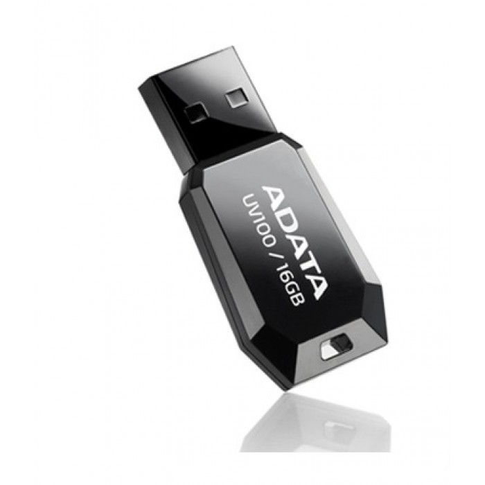 USB Flash Drive 16Gb A-DATA UV100 Black / AUV100-16G-RBK