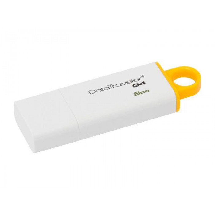 USB 3.0 Flash Drive 8Gb Kingston DTIG4 / 50/30Mbps / DTIG4/8GB White-Yellow