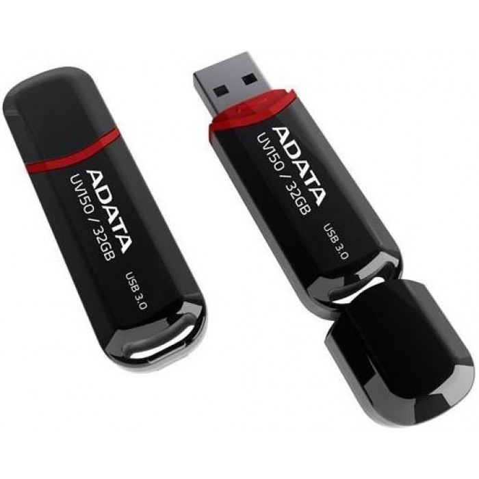 USB 3.0 Flash Drive 32Gb A-Data UV150 Black / AUV150-32G-RBK