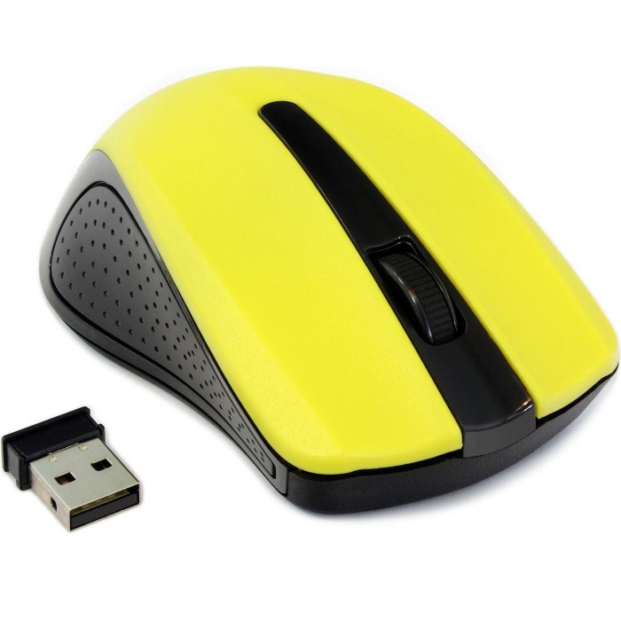 Миша Gembird MUSW-101-Y бездротова, Yellow USB