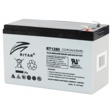 Батарея для ИБП 12В 8Ач Ritar White RT1280 ШxДxВ 150x64x94