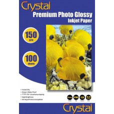 Фотобумага Crystal, глянцевая, A6 (10x15), 150 г/м², 100 л (GL-R6-150-100)