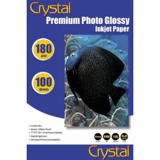 Фотобумага Crystal, глянцевая, A6 (10x15), 180 г/м², 100 л (GL-R6-180-100)