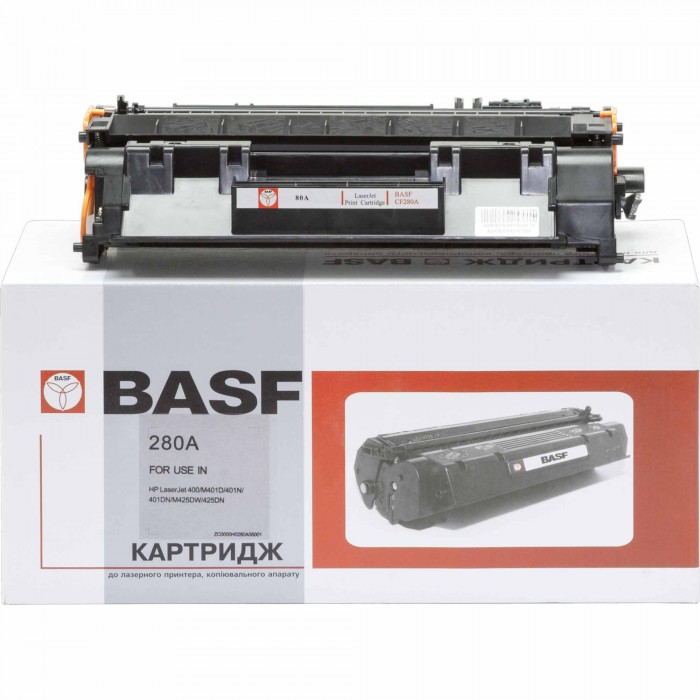 Картридж HP 80A (CF280A), Black, BASF (BASF-KT-CF280A)