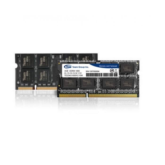 Пам'ять SO-DIMM, DDR3, 2Gb, 1333 MHz, Team Elite, 1.5V (TED32G1333C9-S01)