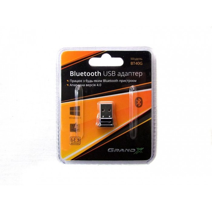 Контролер USB - Bluetooth VER 4.0 Grand-X (BT40G)