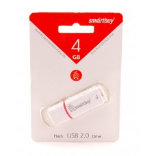 USB Flash Drive 4Gb Smartbuy Crown White, SB4GBCRW-W