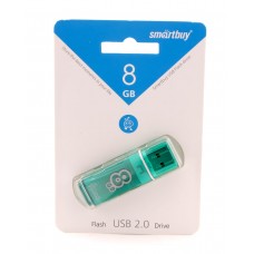 USB Flash Drive 8Gb Smartbuy Glossy series Green / SB8GBGS-G