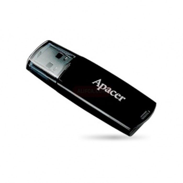 USB Flash Drive 8Gb Apacer AH322 Black / 10/3Mbps / AP8GAH322B-1