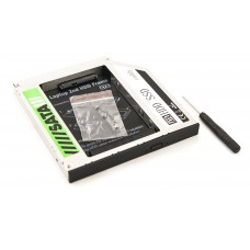 Шасси для ноутбука HQ-Tech, Black, 12.7 мм, для SATA 2.5
