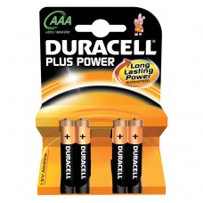 Батарейки AAA, Duracell, лужні, 4 шт, 1.5V, Blister