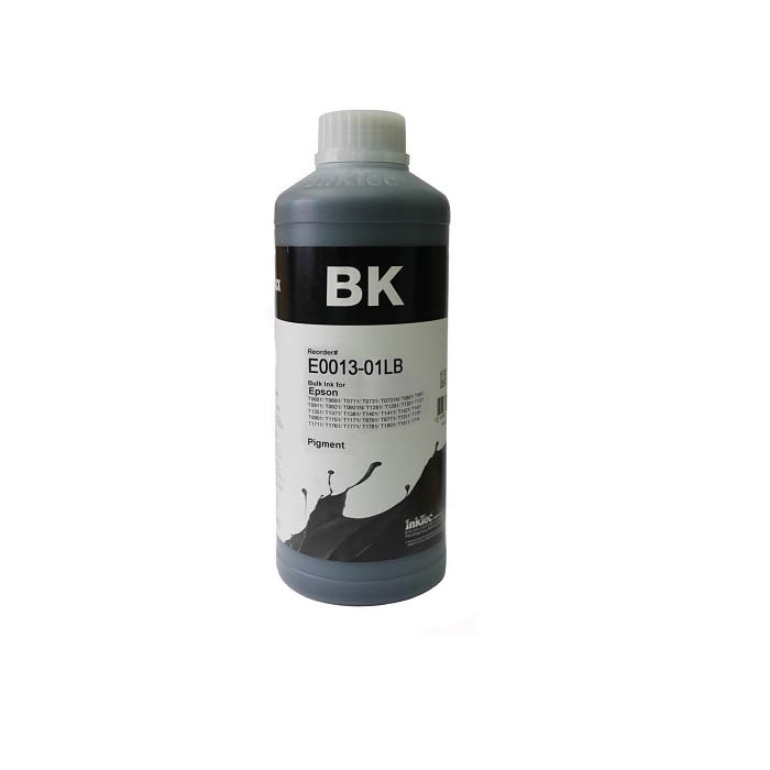 Чорнило InkTec Epson E0013, Black, S22, SX125/130, T26/27, TX200/210, 1 л, пігментні (E0013-01LB)