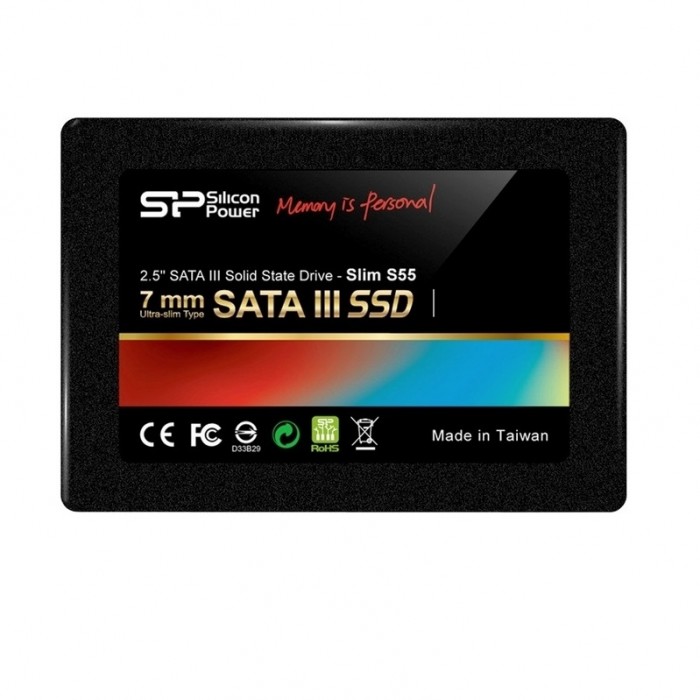 Твердотільний накопичувач 240Gb, Silicon Power Slim S55, SATA3 (SP240GBSS3S55S25)