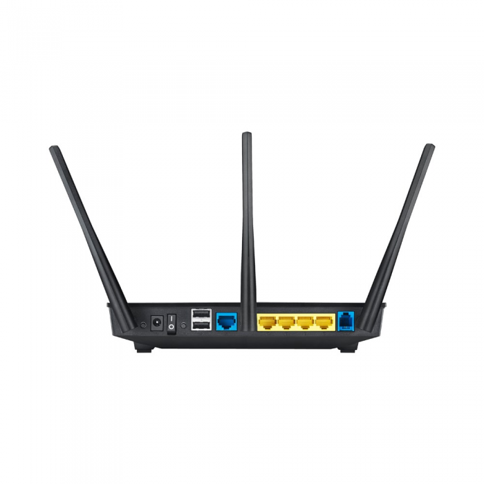 Модем-роутер ADSL Asus DSL-N16U, Black