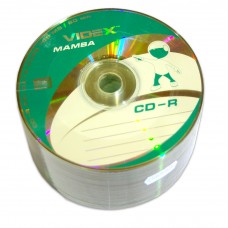 Диск CD-R 50 Videx Mamba, 700Mb, 52x, Bulk Box