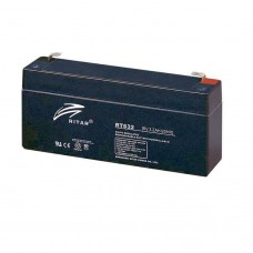 Батарея для ДБЖ 6В 3.2Ач AGM Ritar RT632 / 6V 3.2Ah / 134х35х67 мм