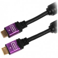 Кабель HDMI - HDMI 5 м Viewcon Black/Purple, V1.4, позолоченные коннекторы (VC-HDMI-510-3M)