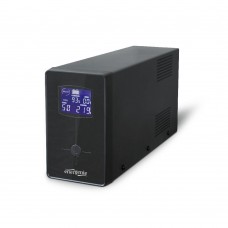 ДБЖ EnerGeni EG-UPS-031, LCD дисплей, 650 VA, Black