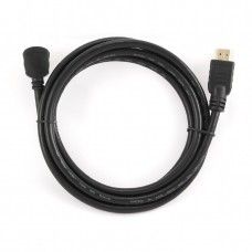 Кабель HDMI - HDMI, 1.8 м, Black, V1.4, Cablexpert, кутовий роз'єм (CC-HDMI490-6)