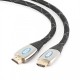Кабель HDMI - HDMI 1.8 м Cablexpert Black, V1.4, позолочені конектори, Premium (CCP-HDMI4-6)