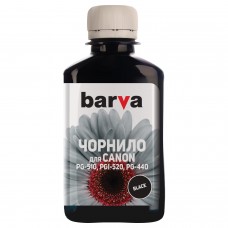 Чернила Barva Canon PG-440/445/510/512, PGI-5/425/450/520, Black, 180 мл, водорастворимые (C520-250)