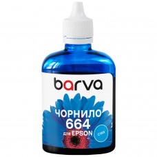 Чорнило Barva Epson 664, Cyan, 90 мл, водорозчинне (L100-400)