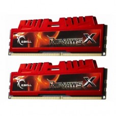 Память 8Gb x 2 (16Gb Kit) DDR3, 1600 MHz, G.Skill Ripjaws X, Red (F3-12800CL10D-16GBXL)