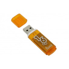 USB Flash Drive 16Gb Smartbuy Glossy series Orange / SB16GBGS-Or