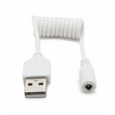 Переходник USB (папа) <-> DC 3.5 (мама), Extradigital, White, 20 см (KBP1650)