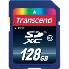 Карта пам'яті SDXC, 128Gb, Сlass10, Transend (TS128GSDXC10)