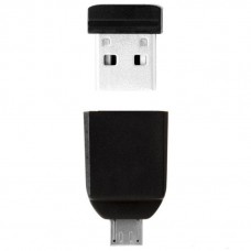 USB Flash Drive 8Gb Verbatim Nano OTG / Black / 49820