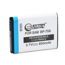 Акумулятор Samsung BP70A, Extradigital, 850 mAh / 3.7 V, Li-Ion (BDS2606)