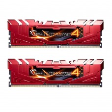 Память 4Gb x 2 (8Gb Kit) DDR4, 2400 MHz, G.Skill Ripjaws 4, Red (F4-2400C15D-8GRR)