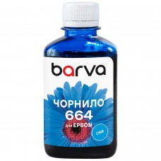 Чернила Barva Epson 664, Cyan, 180 мл, водорастворимые (L100-401)